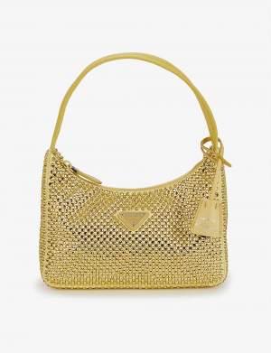 Embellished Shoulder Bag Gold