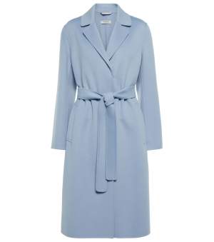Virgin Wool Coat Blue
