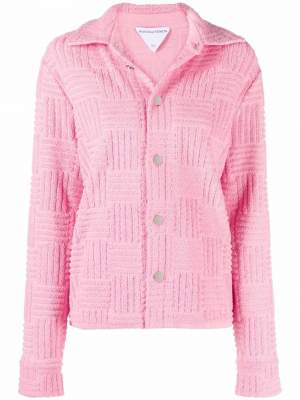 Woven Terry Jacket Pink