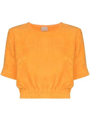 Cropped Terry Top Orange