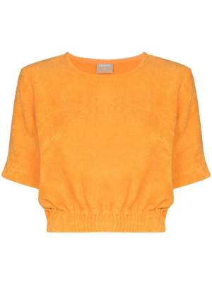 Cropped Terry Top Orange