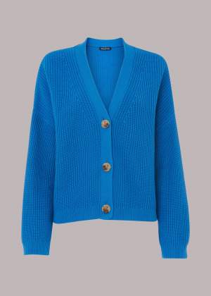 Knitted Cardigan Blue