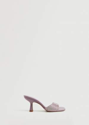Lilac Embellished Sandals