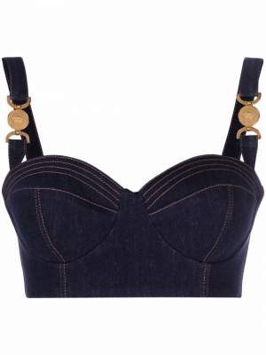 Denim Bralette Dark