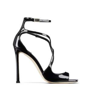 Patent Leather Sandals Black