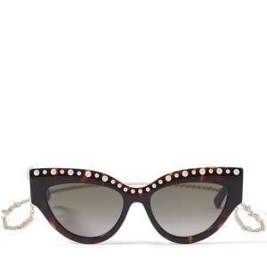 Embellished Cat Eye Sunglasses