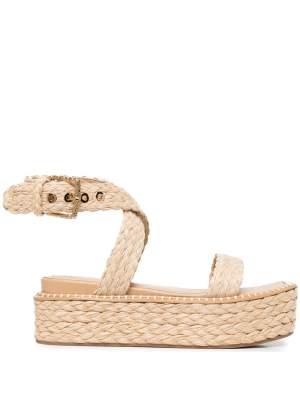 Woven Flatform Sandals